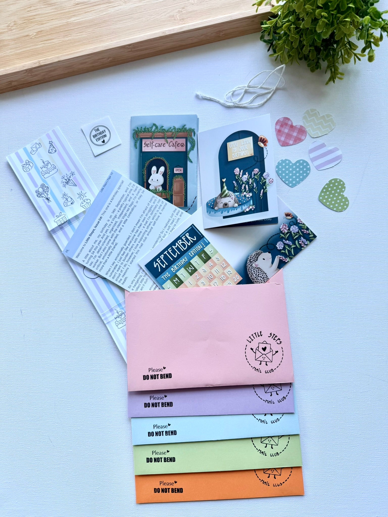 September Month Mail Club - "Little Steps"